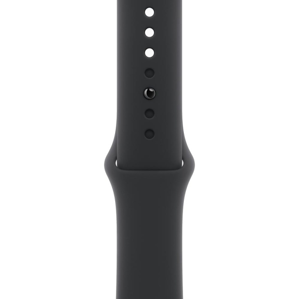 Apple Watch Series 11 42mm Aluminum Space Gray Case Black Sport Band M/L